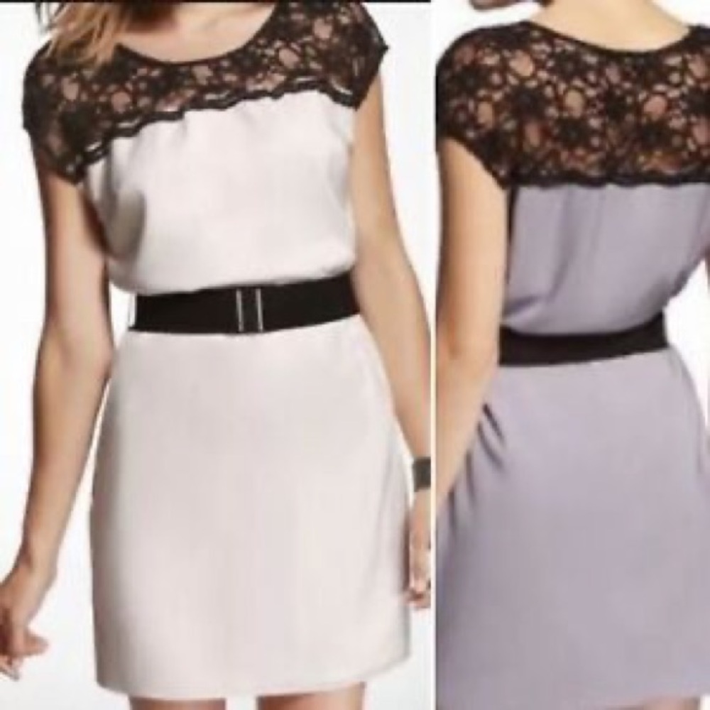 Express color block dress